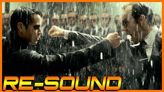 The Matrix Revolutions  FINAL FIGHT PART 1【RESOUND🔊】 [upl. by Oirasec]