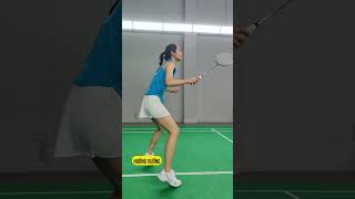 Hướng chân đúng để tạo lực caulongyb badminton caulong tapcaulong caulongvietnam [upl. by Lucita]