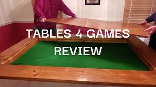 Tables4Games Board Game Tables Review [upl. by Tiphane]