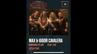 Graspop 2024  Max amp Igorr Cavalera [upl. by Kcajyllib501]