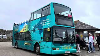 The Last One First Kernow Transbus President Volvo B7TL 32208 HIG 8790 Land’s End Coaster [upl. by Atinoj431]