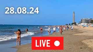 🔴🌡️LIVE Gran Canaria Maspalomas August 28 2024 Weather Wetter [upl. by Balliol]