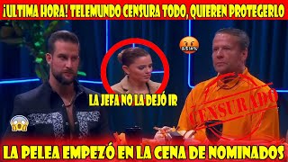 ¡Muy Fuerte Acaba de pasar tremenda pelea en La casa de los famosos Telemundo censura todo [upl. by Jarrod579]