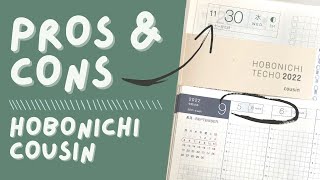 Is It Worth It  Hobonichi Cousin Pros and Cons [upl. by Ellevehc584]