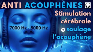 Anti Acouphènes  Stimulation cérébrale Bruit blanc 7000  8000 Hz  Neurostimulation [upl. by Hiltan851]