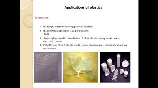 2 Introduction to Plastics Properties of plastic and applications of Plastic [upl. by Mohl]