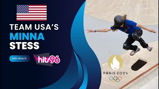 Minna Stess from TEAM USA on Hits 96 [upl. by Aicilram]