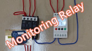 3 phase monitoring relay phase failure amp sequence test [upl. by Nattirb]