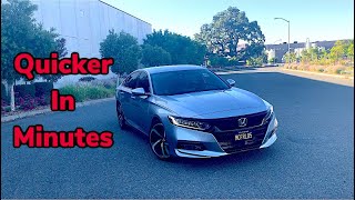 Great mod to make your 20182022 Honda Accord faster in minutes [upl. by Eigla]