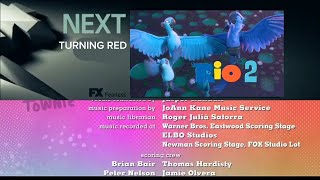 Turning Red End Credits On FX [upl. by Mccord]