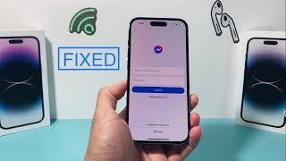 How to Fix Facebook Messenger Not Working on iPhone [upl. by Yrek]