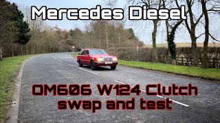 OM606 W124 clutch upgrade 060 fail and dyno test [upl. by Jelena884]