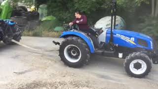 LANDİNİ REX 100 gt 925 hp  vs NEW HOLLAND TD4 90b 91 hp [upl. by Janela]