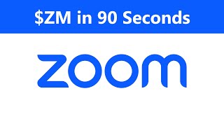 Zoom Stock in 90 Seconds [upl. by Ybot]