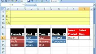 Excel Magic Trick  259 Dynamic DV List Based On DV List [upl. by Briana]