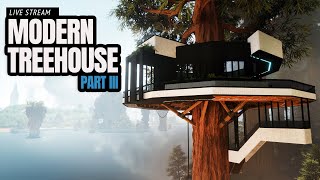 Lets Build A Modern Treehouse  Ark Survival Ascended [upl. by Ruenhcs]