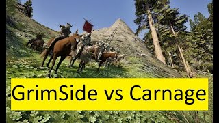 Mortal Online 2  GrimSide vs Carnage [upl. by Rabush]