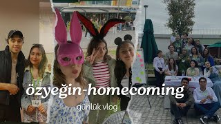 özyeğin üniversitesi HOMECOMING vlog 7 [upl. by Klinges]