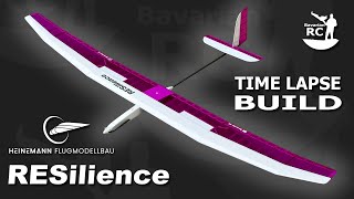 RESilience F5L Electric Glider  Time Lapse Build Video [upl. by Kovacev]