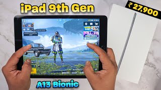 iPad 9th Generation 2021 Gaming Test 🔥 Indian Retail Unit [upl. by Sik]