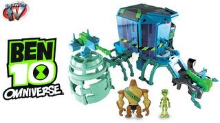 BEN 10 OMNIVERSE TOYS Alien Transformation Station Playset Toy Review Video [upl. by Croydon809]