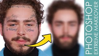 Photoshop Extreme Makeover  49 Post Malone [upl. by Nishi138]