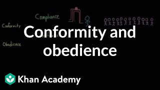 Conformity and obedience  Behavior  MCAT  Khan Academy [upl. by Yeniar77]