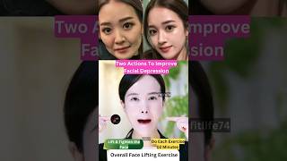 Two Actions To Improve Facial Depression yoga wrinkles antiaging facialyoga shorts faceyoga [upl. by Murton]