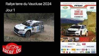 Rallye terre du Vaucluse 2024 jour 1 [upl. by Atteloj]