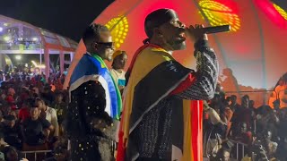 John frog Eddy Kenzo and Harmonize performance at Kenzo Festival [upl. by Ylsel]