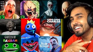 TECHNO GAMERZ  PLAY TOP 10 HORROR GAMES 😱 AND ESCAPE [upl. by Supple288]