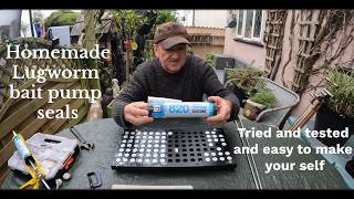 Make Your Own 22mm LUGWORM Bait Pump Seals Like a Pro [upl. by Herzig]