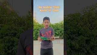 Hindi Kavita in Class 😂🤣 comedy funny duet hindikavita trending youtubeshorts youtube viral [upl. by Royo]