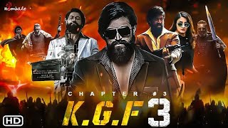 KGF Chapter 3 Trailer  Hindi  Rocking Star Yesh  Prabhas  Raveena Tandon  Prashanth Neel 3 [upl. by Suolkcin]