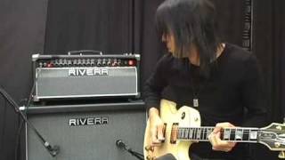 Rivera S120 Top Reissue amp K212 demo played by Luis Maldonado [upl. by Euv]