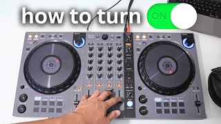 How to Turn On the Pioneer DDJFLX6 Beginner Tutorial [upl. by Hugh]