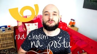 POKÁČ  RÁD CHODÍM NA POŠTU ukulele minisong [upl. by Yenot]