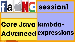 Core Java Advanced  lambdaexpressions  faangacademy [upl. by Immanuel838]