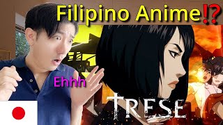 JAPANESE MEDIA CREATOR REACTION Trese  Official Trailer  NetflixPhilippines [upl. by Ellerahc]