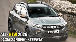 2026 Dacia Sandero Stepway  Revealed  Stylish Redesign Specs amp Powerful Engine [upl. by Crotty643]