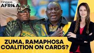 South Africa Ramaphosa Zuma Gear Up For Coalition Talks As ANC Loses Majority  Firstpost Africa [upl. by Georgi499]