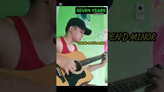 SEVEN YEARS SAOSIN  ACOUSTIC GUITAR COVER [upl. by Carolyn]