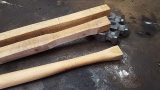 Make A Hammer Handle From Scratch Part I [upl. by Flossi770]