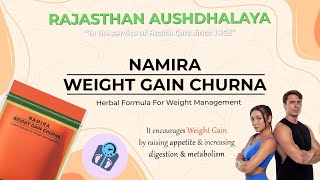 Ayurvedic Medicine for Weight Gain Namira Weight Gain Churna [upl. by Barhos732]