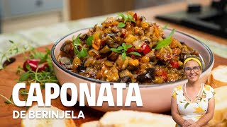 👉 MINHA FAMOSA CAPONATA DE BERINJELA IDEAL PARA PETISCOS E COMO ENTRADINHA NO SEU JANTAR APRECIE [upl. by Suter]