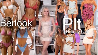 Berlook swimwear haul  plt holiday haul  ad  discount code [upl. by Esinert]