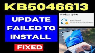 KB5046613 Update not Installing on Windows 10 Fixed [upl. by Aerdnael]