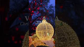 Vienna Christmas viralvideo music travel christmas winter snow nature beautifuldestinations [upl. by Eillen]