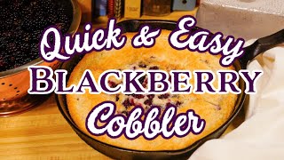 Quick amp Easy Blackberry Cobbler [upl. by Dorie]