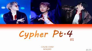 BTS ‘CYPHER PT 4’ Lirik Color CodedRomInd Sub indo [upl. by Michaelina]